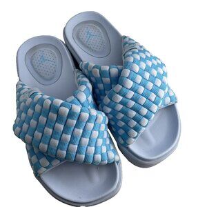 Nike Air Jordan Sophia Slides Thru Cozy Blue Sandals DO8863-401 Women's‎ Size 10